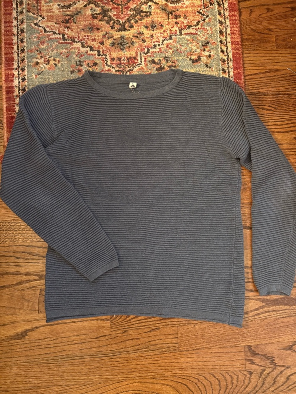 Items Kitchener wool cotton Ribbed Knit Crewneck Sweater size small